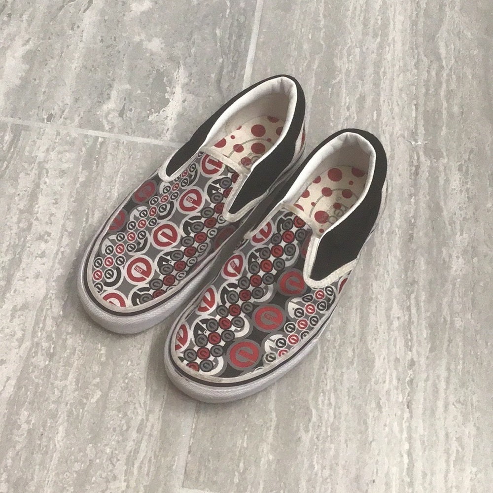 Red Marc Echo Slip Ons